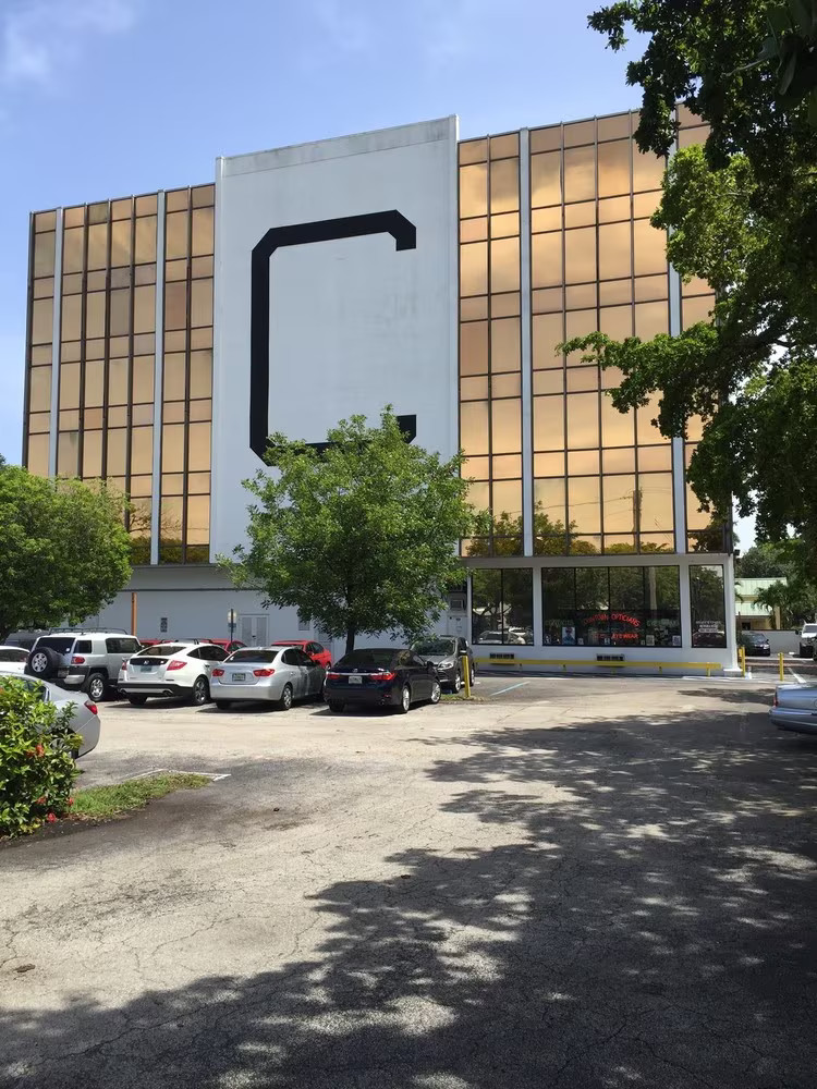The gold glass tower at 800 East Broward Boulevard in Fort Lauderdale, home of the TW3 executive office.
