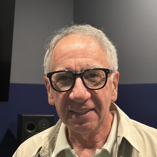 Dan Kliman in a studio control room.